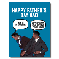 Mum Is My Favourite Will Card